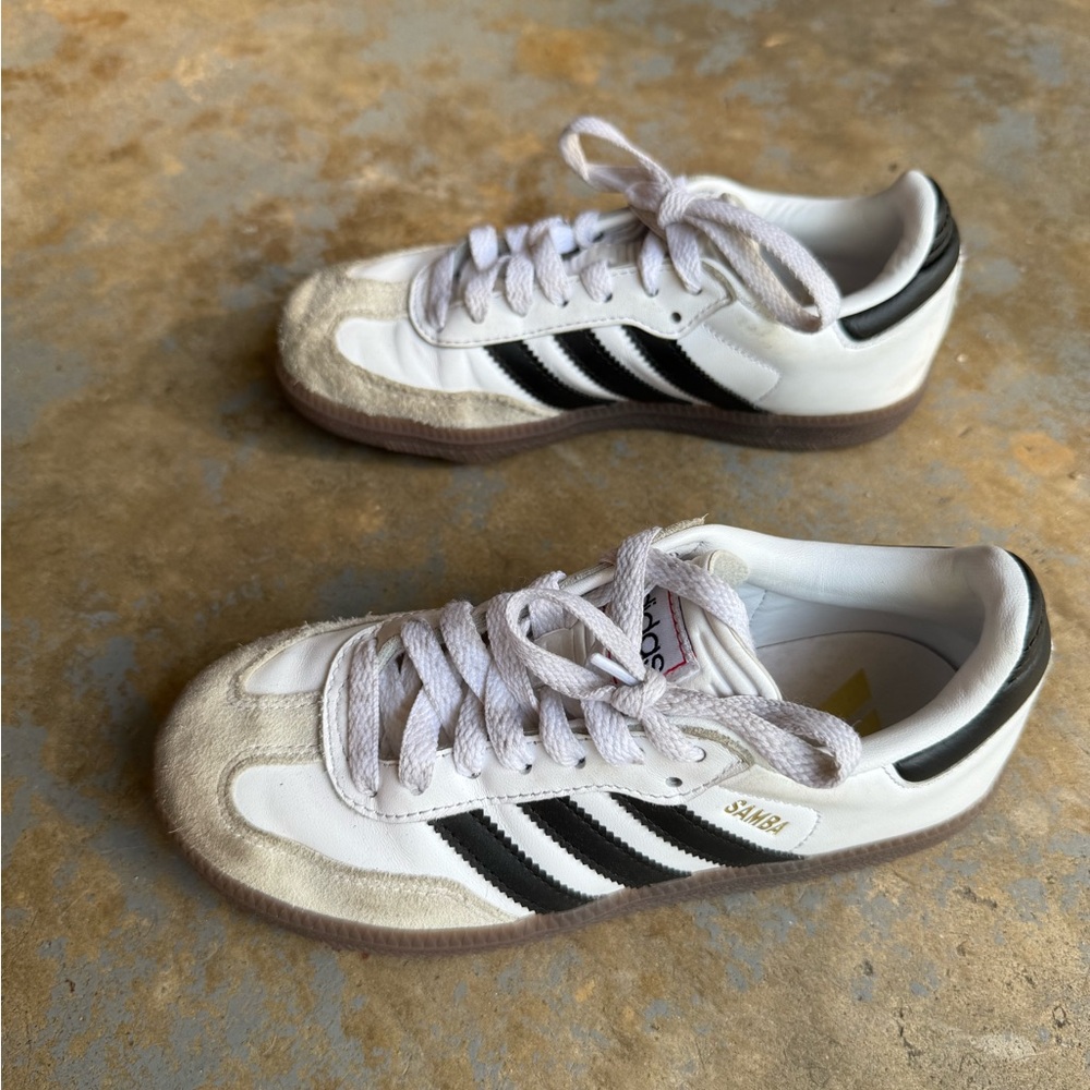 Adidas White and Black Sneakers